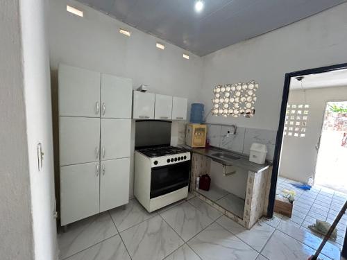 Dapur atau dapur kecil di Casa Di Ponta