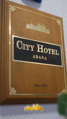 a box of city hotel adana on a table at Adana City Boutique Hotel in Adana