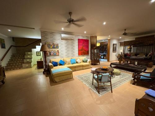 Istumisnurk majutusasutuses Laman Padi Villa in langkawi