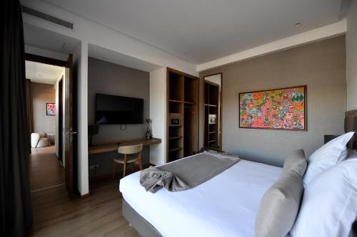 Katil atau katil-katil dalam bilik di Ocean Park Hotel, Premium Suites & Wellness