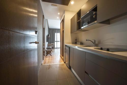 Dapur atau dapur kecil di Ocean Park Hotel, Premium Suites & Wellness