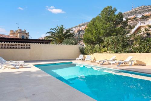 Bazén v ubytování Landhaus Mit Pool Und Spektakulren nebo v jeho okolí