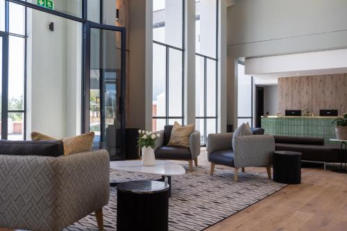 Posezení v ubytování Franschhoek Hotel