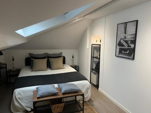 Ένα ή περισσότερα κρεβάτια σε δωμάτιο στο SB Bed and Breakfast Industriel