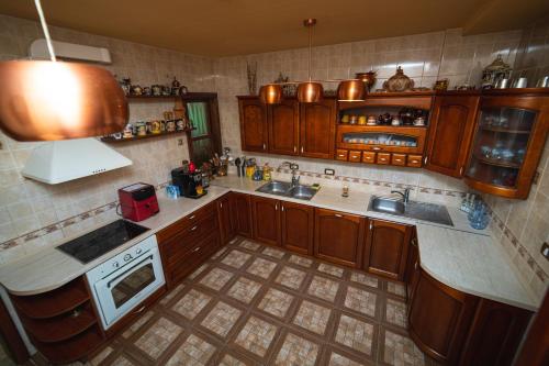 Η κουζίνα ή μικρή κουζίνα στο Casa Ardeleană