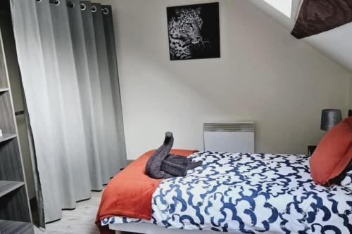 Ένα ή περισσότερα κρεβάτια σε δωμάτιο στο Appartement, deux chambres