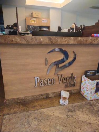 a sign for a pasta vault at a store at Condotel Near NAIA - massage chair footspa, dance revo, small pet allowed in Manila
