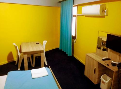 TV a/nebo společenská místnost v ubytování Yeni Yıldız Otel