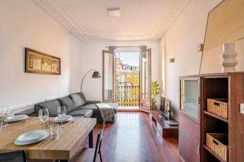 Posezení v ubytování Ronda Sant Pere Private City Center 3Bedroom Suite B