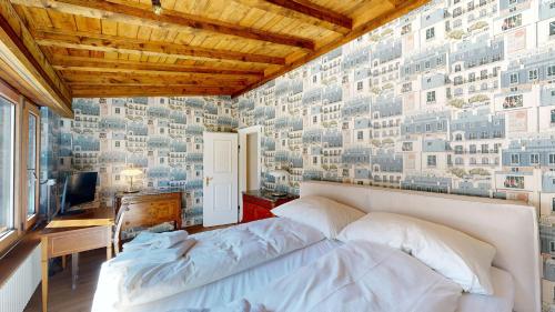 Ένα ή περισσότερα κρεβάτια σε δωμάτιο στο Apartment Crasta