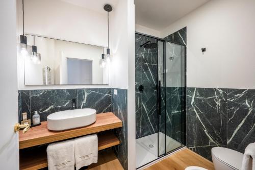 Koupelna v ubytování Palazzo Garibaldi Parma Luxury Rooms & Suites