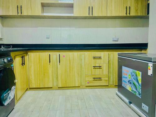 Kuchyň nebo kuchyňský kout v ubytování Nexus Apartment