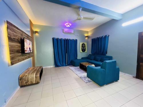 Et opholdsområde på Appartement meublé