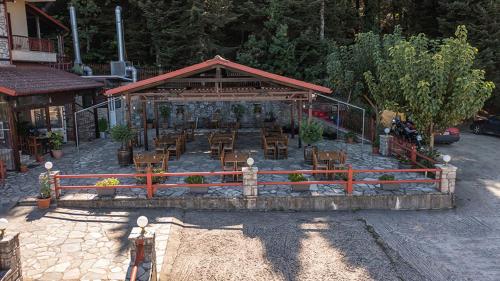 Zahrada ubytování Guesthouse Moucha