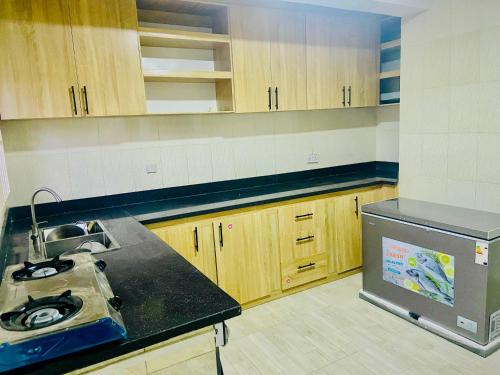 Kuchyň nebo kuchyňský kout v ubytování Lagos Peninsula Homes