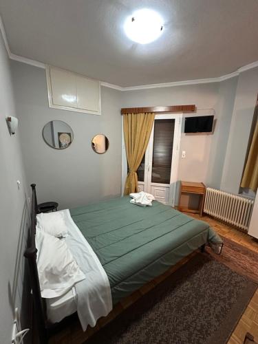 Postel nebo postele na pokoji v ubytování Vytina