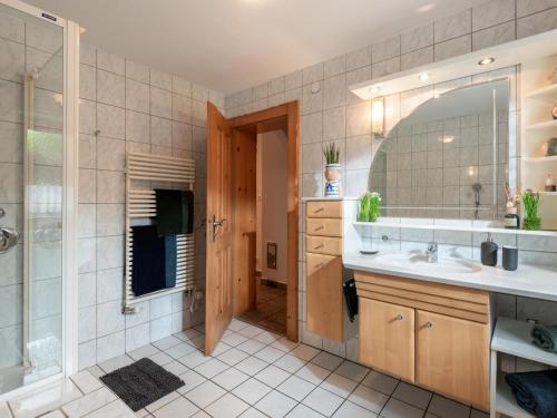 Kúpeľňa v ubytovaní Am Bauernhof