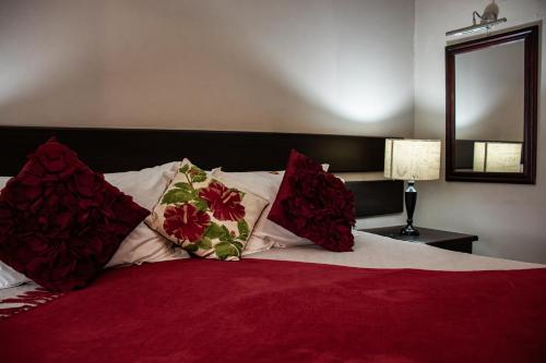 Postel nebo postele na pokoji v ubytování Drakensview Self Catering