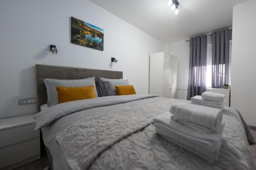 Postel nebo postele na pokoji v ubytování Apartman Lana