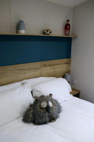 Postel nebo postele na pokoji v ubytování Whitstable Neptune
