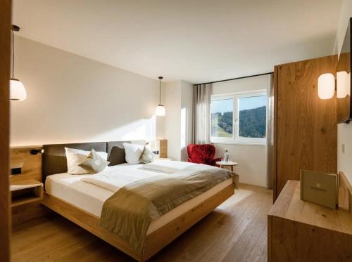 Cama o camas de una habitación en Hotel Sonnschein