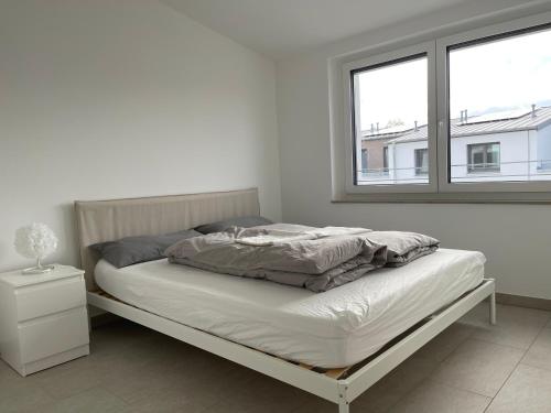 Katil atau katil-katil dalam bilik di Guestroom Hannover Messe