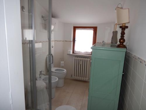 Koupelna v ubytování La Terrazza Apartment