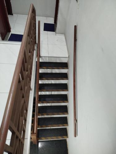 a set of stairs in a room at HOTEL NOVAES in Castanhal