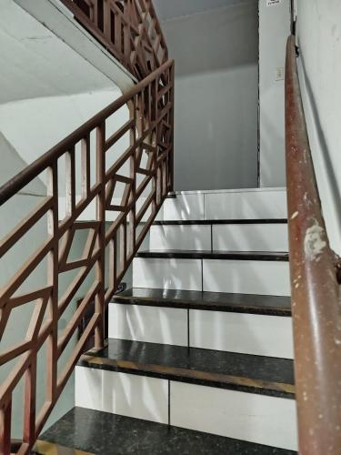 a set of stairs in a building at HOTEL NOVAES in Castanhal