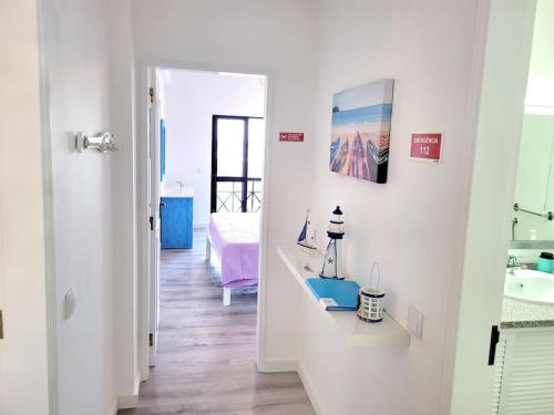 Koupelna v ubytování Apartamento Praia Fuseta 4