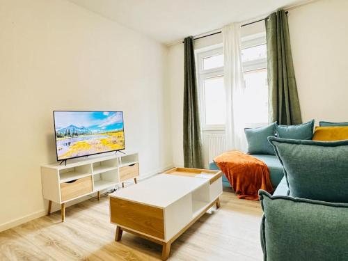 TV a/nebo společenská místnost v ubytování Calevas BnB2