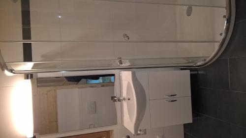Koupelna v ubytování Ferienhaus Dorfruhe