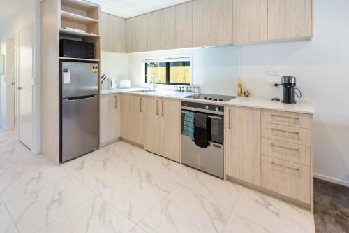 Dapur atau dapur kecil di Stylish Studio In the City Centre