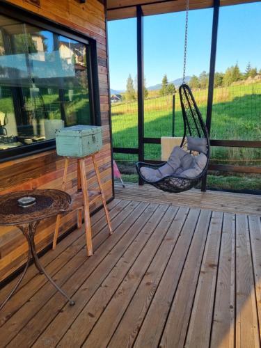 Zahrada ubytování Trifoi Chalet