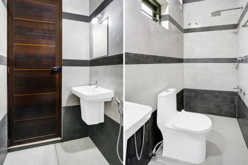 Koupelna v ubytování Hotel O EVA RESIDENCY