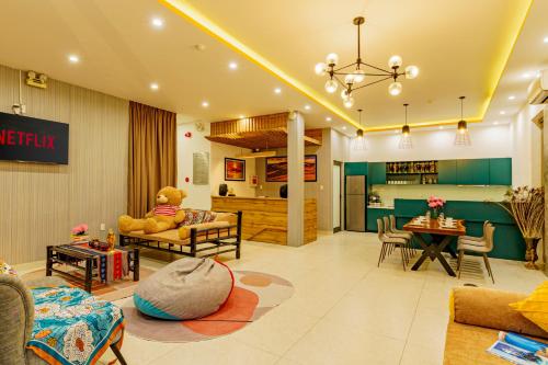 Гостиная зона в La Senarata Villa Private villa only 10min to town