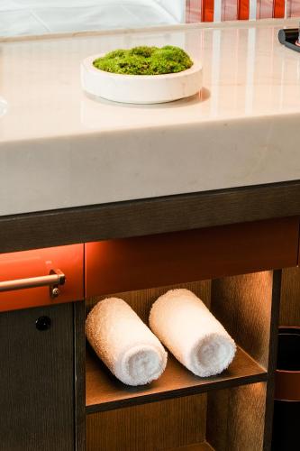 Dapur atau dapur kecil di Hotel Indigo Changsha Meixi Lake