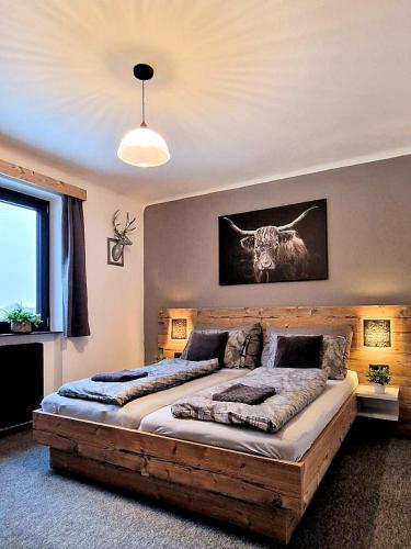 Cama o camas de una habitación en Alp Haus Grossglockner
