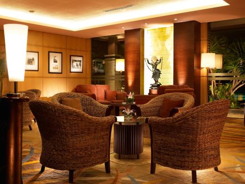 Χώρος καθιστικού στο Kristal Hotel Jakarta