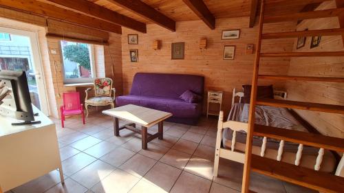 Posezení v ubytování Chambres d'Hôtes Le Plessis à Broye