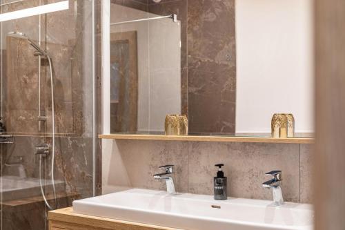 Koupelna v ubytování Hotel zum Schwanen - Appartement 1