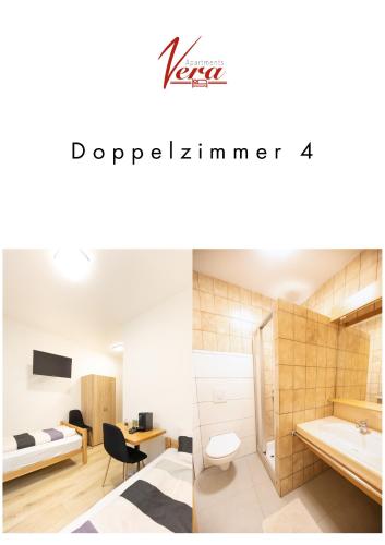 Postel nebo postele na pokoji v ubytování Apartments Vera