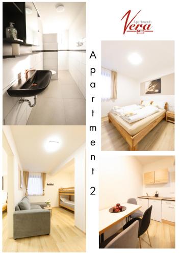Postel nebo postele na pokoji v ubytování Apartments Vera