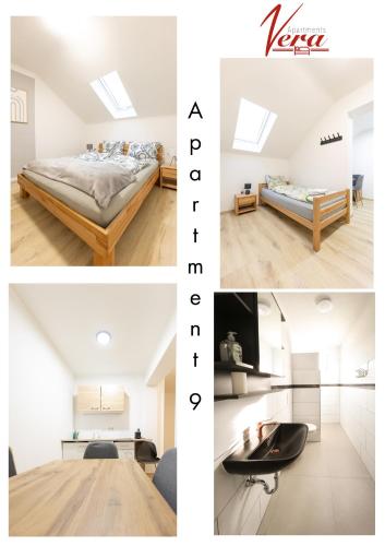 Postel nebo postele na pokoji v ubytování Apartments Vera