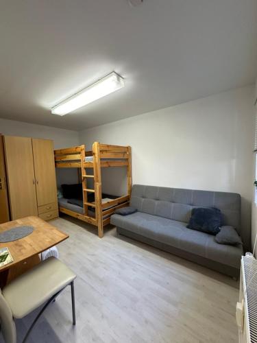 Katil atau katil-katil dalam bilik di Ferienwohnung Ostblick
