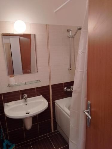 Koupelna v ubytování Студио 36 - Семирамида, Боровец