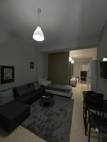 Ruang duduk di Villa Constangie