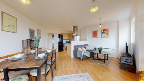 Η κουζίνα ή μικρή κουζίνα στο Cozy Hackney Apartment