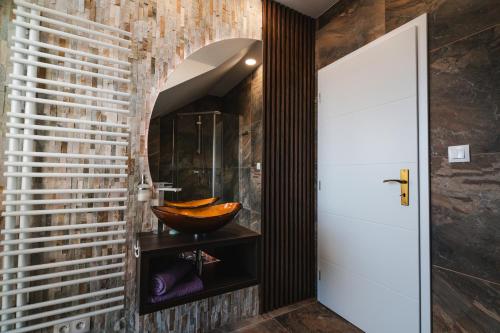 Koupelna v ubytování OLI Apartmán