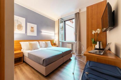 Postel nebo postele na pokoji v ubytování Hotel Magic